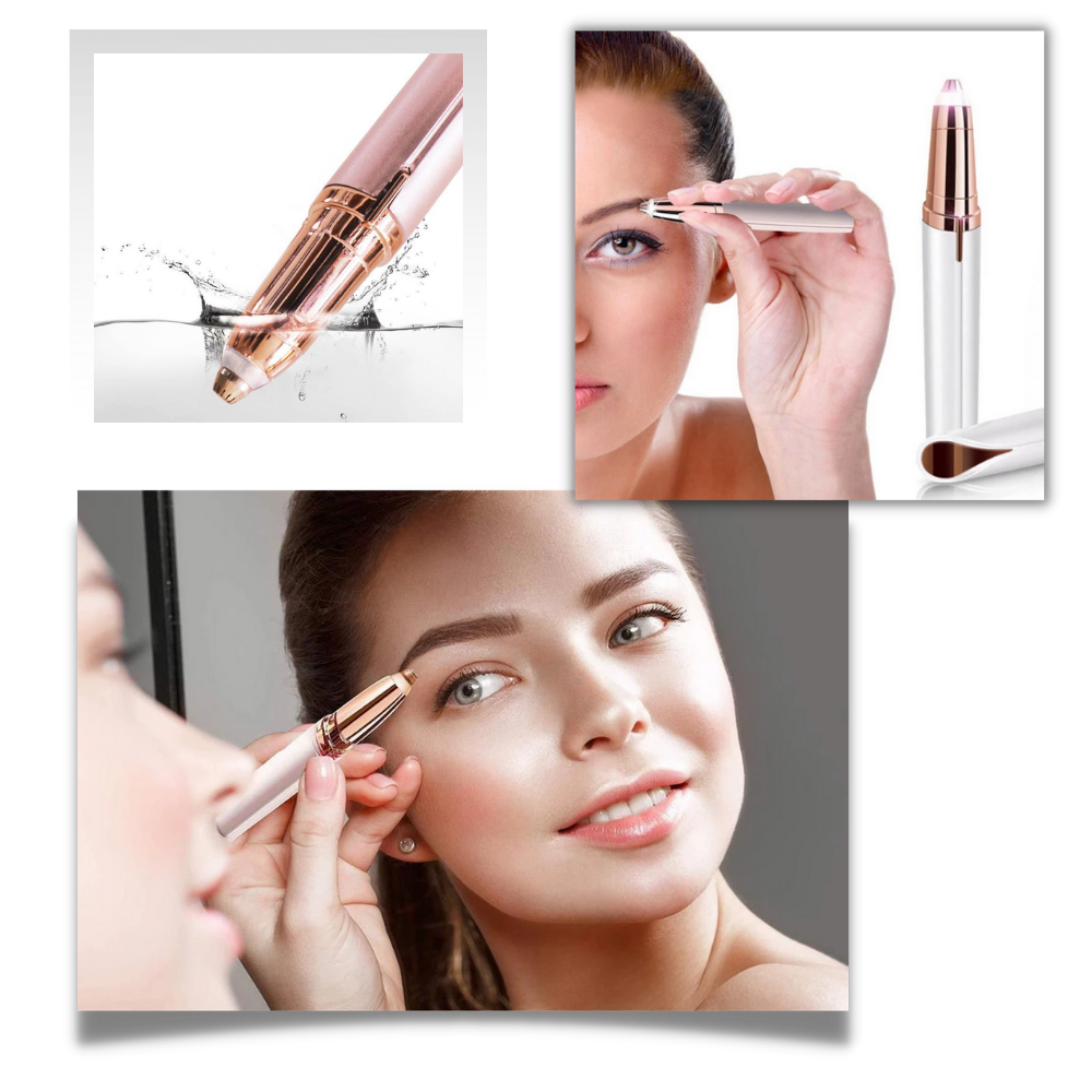 Épilateur électrique de précision pour sourcils