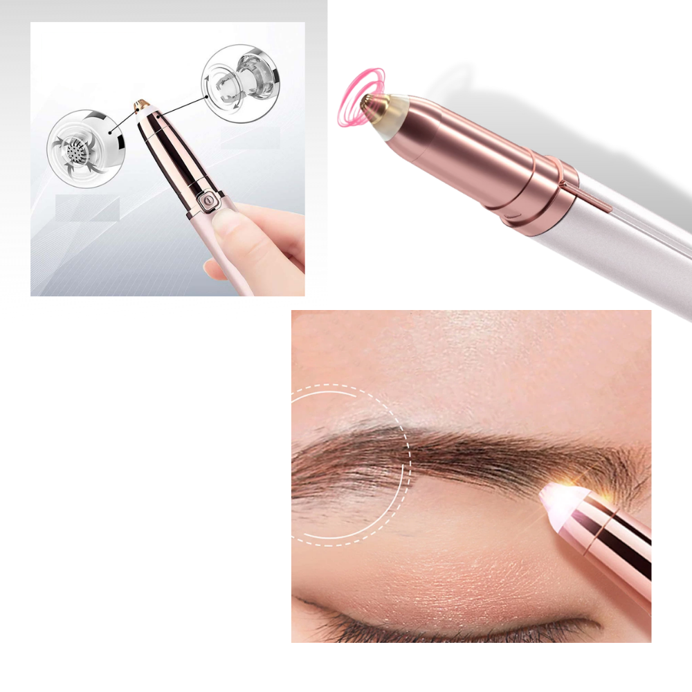 Épilateur électrique de précision pour sourcils