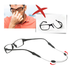 Cordon de cou réglable pour lunettes