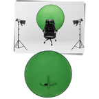 Arrière-plan vert pliable pour chaise