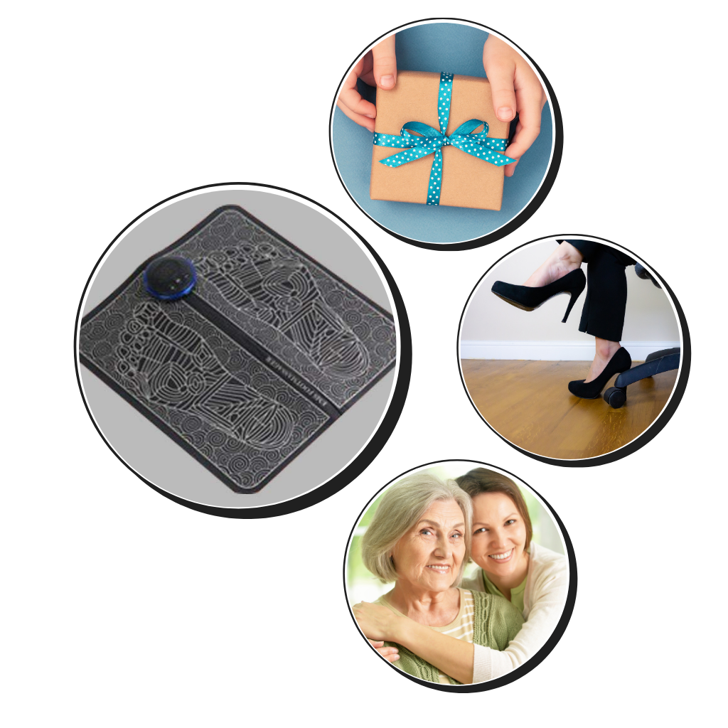 Tapis masseur de pieds électrique EMS