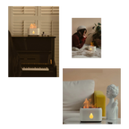 Humidificateur d'air à effet de flammes
