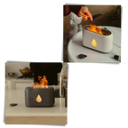 Humidificateur d'air à effet de flammes