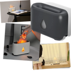 Humidificateur d'air à effet de flammes