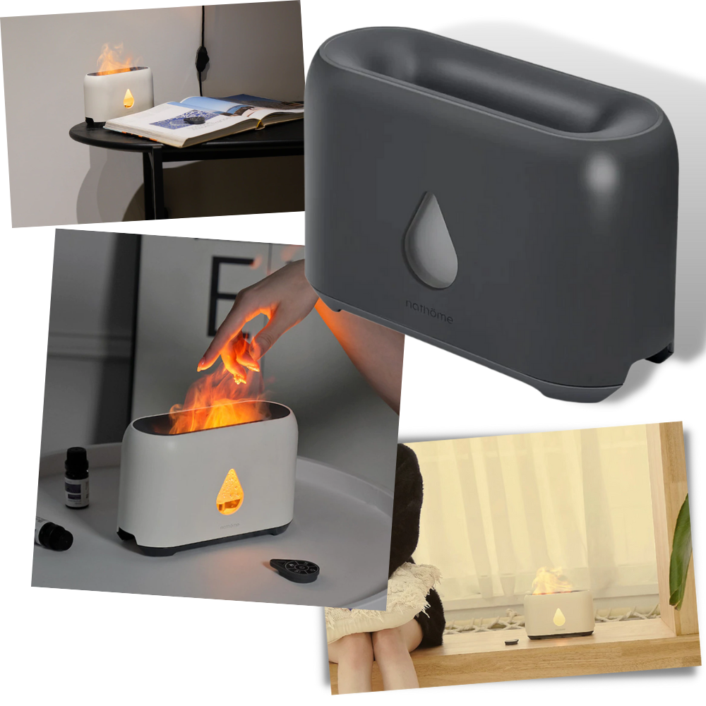 Humidificateur d'air à effet de flammes