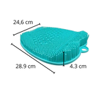 Tapis de douche nettoyant et exfoliant pour le massage des pieds