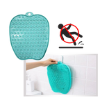 Tapis de douche nettoyant et exfoliant pour le massage des pieds