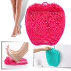 Tapis de douche nettoyant et exfoliant pour le massage des pieds