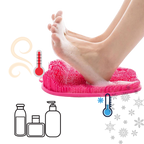 Tapis de douche nettoyant et exfoliant pour le massage des pieds