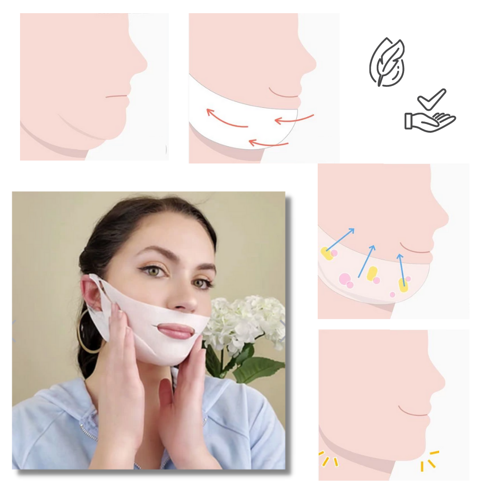 Masque liftant et amincissant pour le visage