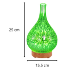 Diffuseur d'huiles essentielles en forme de vase avec le motif des feux d'artifice