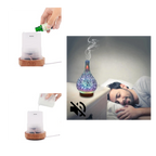 Diffuseur d'huiles essentielles en forme de vase avec le motif des feux d'artifice
