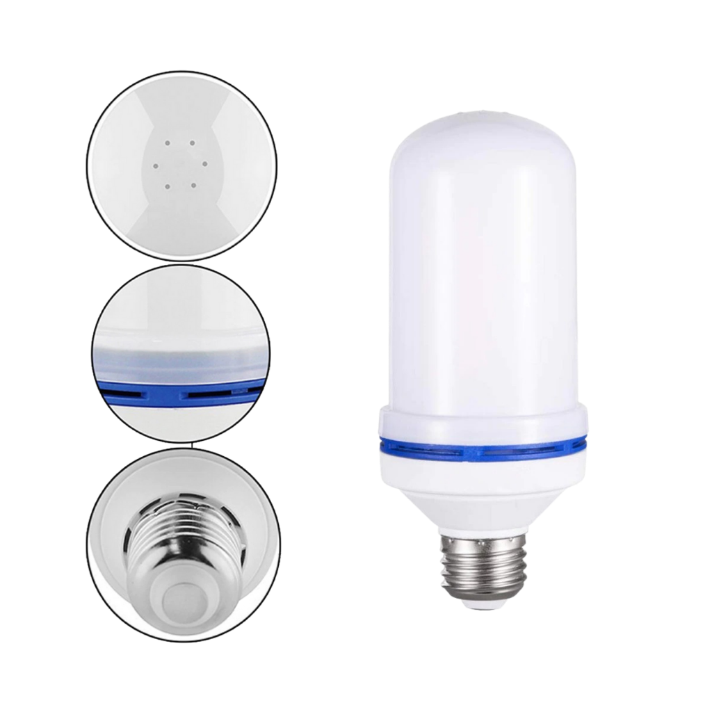 Lampe à flamme LED scintillante