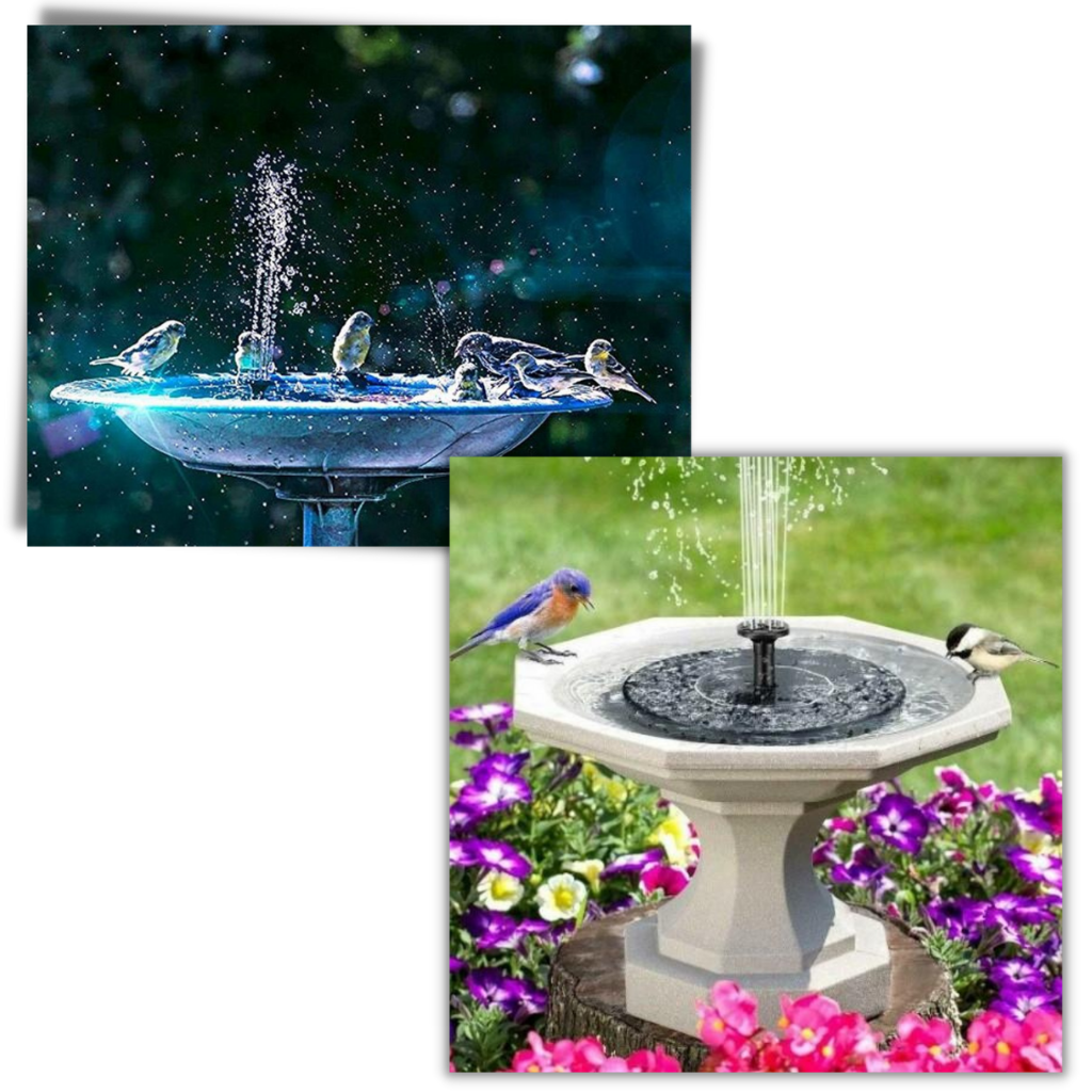 Fontaine flottante à énergie solaire
