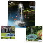 Fontaine flottante à énergie solaire