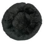 Lit en peluche en forme de donut pour animaux de compagnie