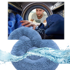 Lit en peluche en forme de donut pour animaux de compagnie