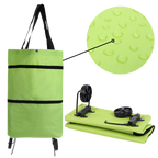 Sac de commission à roulettes pliable 30L