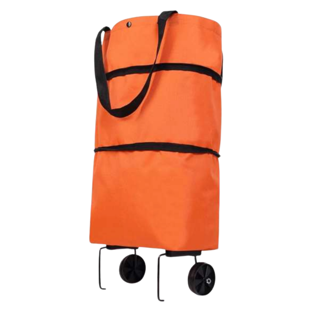 Sac de commission à roulettes pliable 30L
