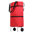 Sac de commission à roulettes pliable 30L