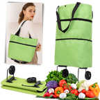 Sac de commission à roulettes pliable 30L