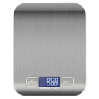 Balance de cuisine numérique LCD en acier inoxydable