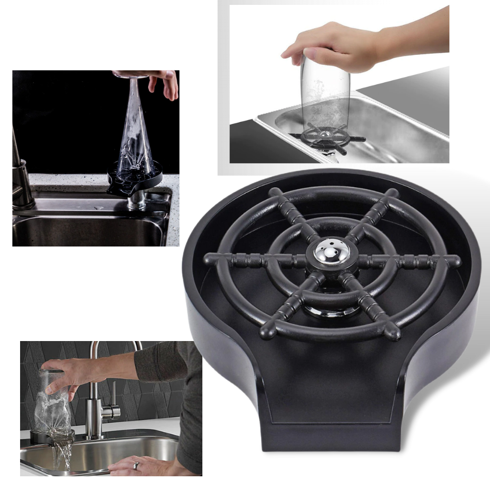 Laveuse et rinceuse automatique de verres