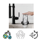 Laveuse et rinceuse automatique de verres