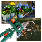 Sécateur de jardin et outil de greffage