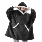 Pull couverture géant à capuche