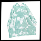 Pull couverture géant à capuche