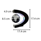 Globe magnétique à LED en lévitation