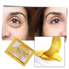 Masque de soin pour les yeux. Solution de collagène à base d'or 24 carats (20 paires de patchs)