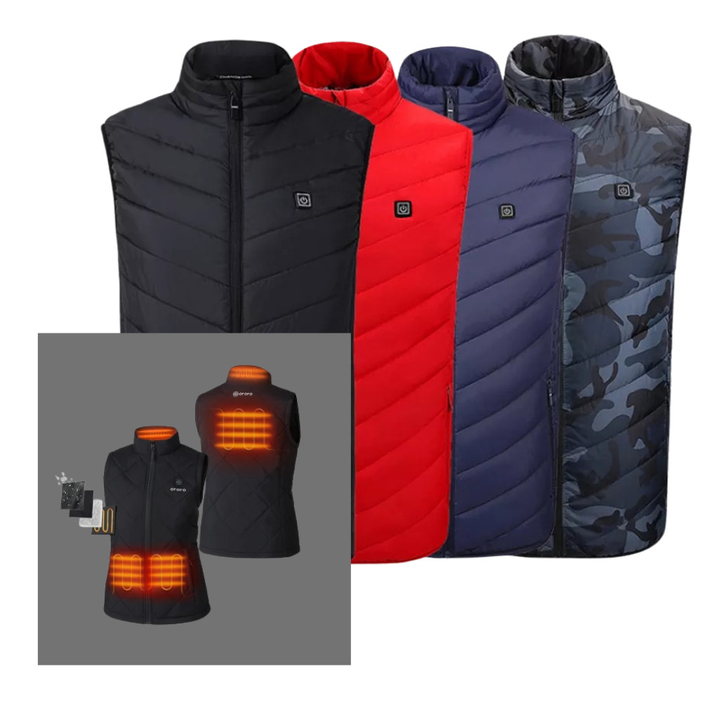 Gilet chauffant unisexe