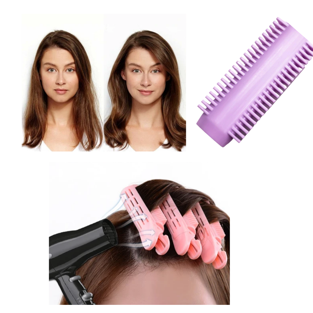 Lot de 4 pinces de voluminisation instantanée pour les cheveux