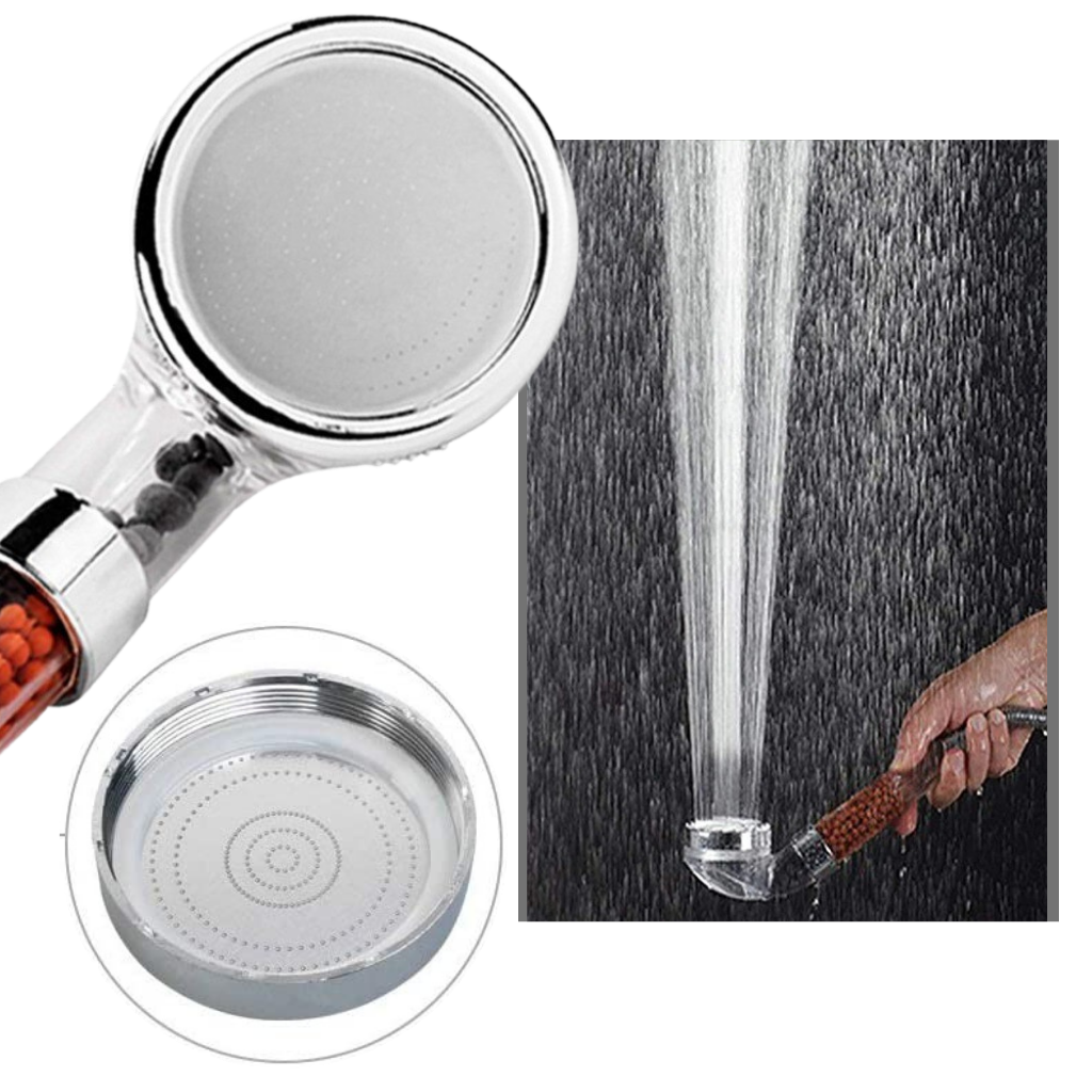 Pommeau de douche ionique à haute pression
