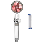 Pommeau de douche à haute pression avec hélice rotative