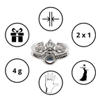 Belle bague "Je t'aime" en 100 langues