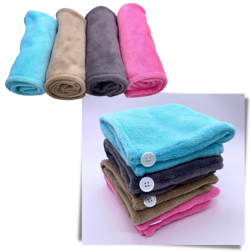 Serviette pour cheveux à séchage instantané