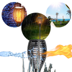 Lampe torche solaire à LED avec flamme
