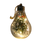 Ampoule Boule de Noël Transparente à LED