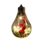 Ampoule Boule de Noël Transparente à LED