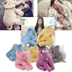 Grande éléphant en peluche
