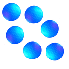 Lot de 6 balles de golf lumineuses à LED