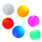 Lot de 6 balles de golf lumineuses à LED
