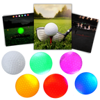 Lot de 6 balles de golf lumineuses à LED