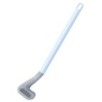 Brosse de toilette à manche long avec base murale