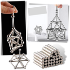 Bâtons et billes de construction magnétiques