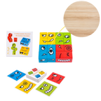 Jeu Montessori à Cubes Emoji Magiques