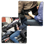 Ceinture de conducteur de moto pour le passager